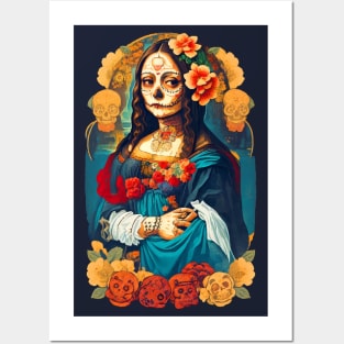 Sugar Skull Halloween Posters and Art